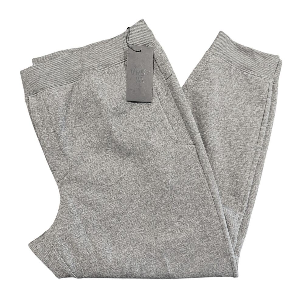 NWT VRST Pinnacle Slim Fit Fleece Performance Jogger, Mens XXL, Mid Grey Heather